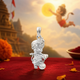 92.5 silver bal hanuman pendant