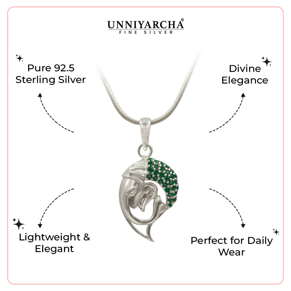 Silver Gajanana Necklace