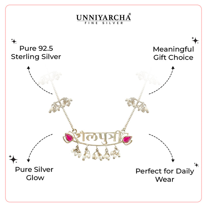 Silver Shailaputri Devi necklace