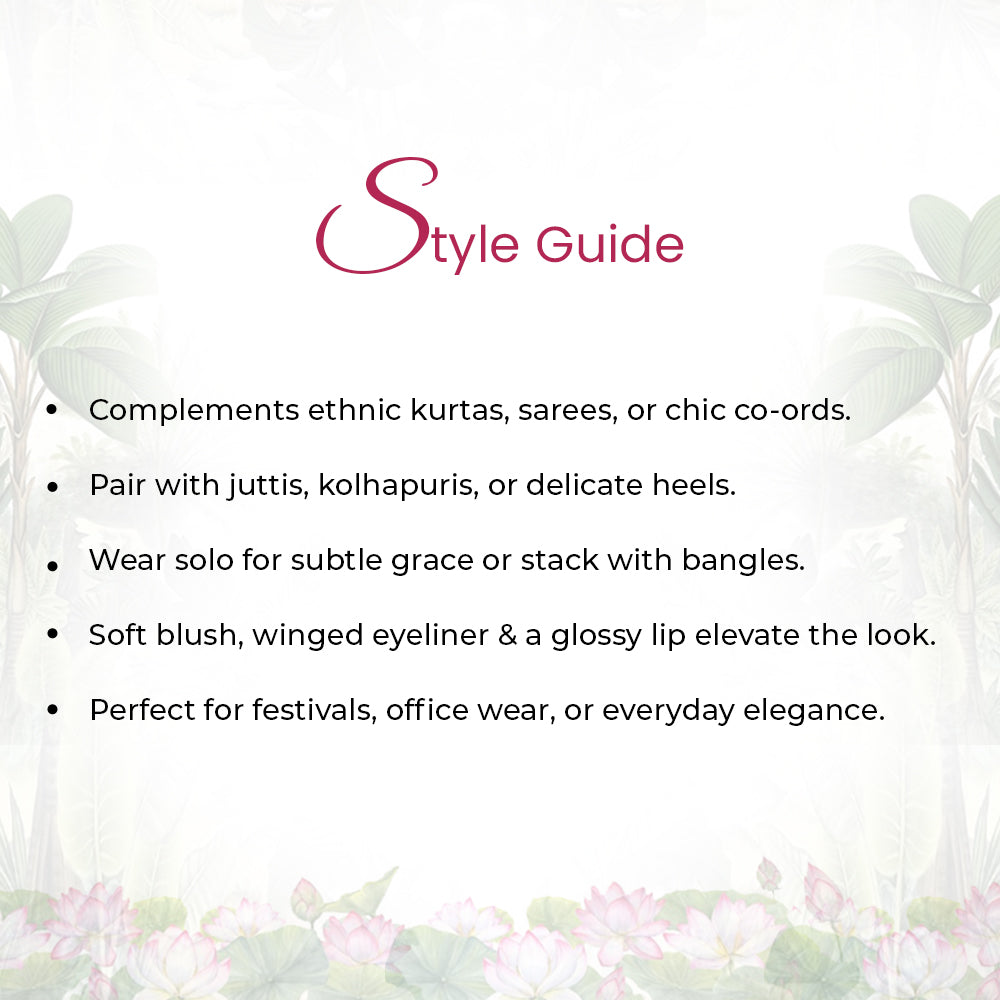 925 Sterling Silver Lotus Bracelet