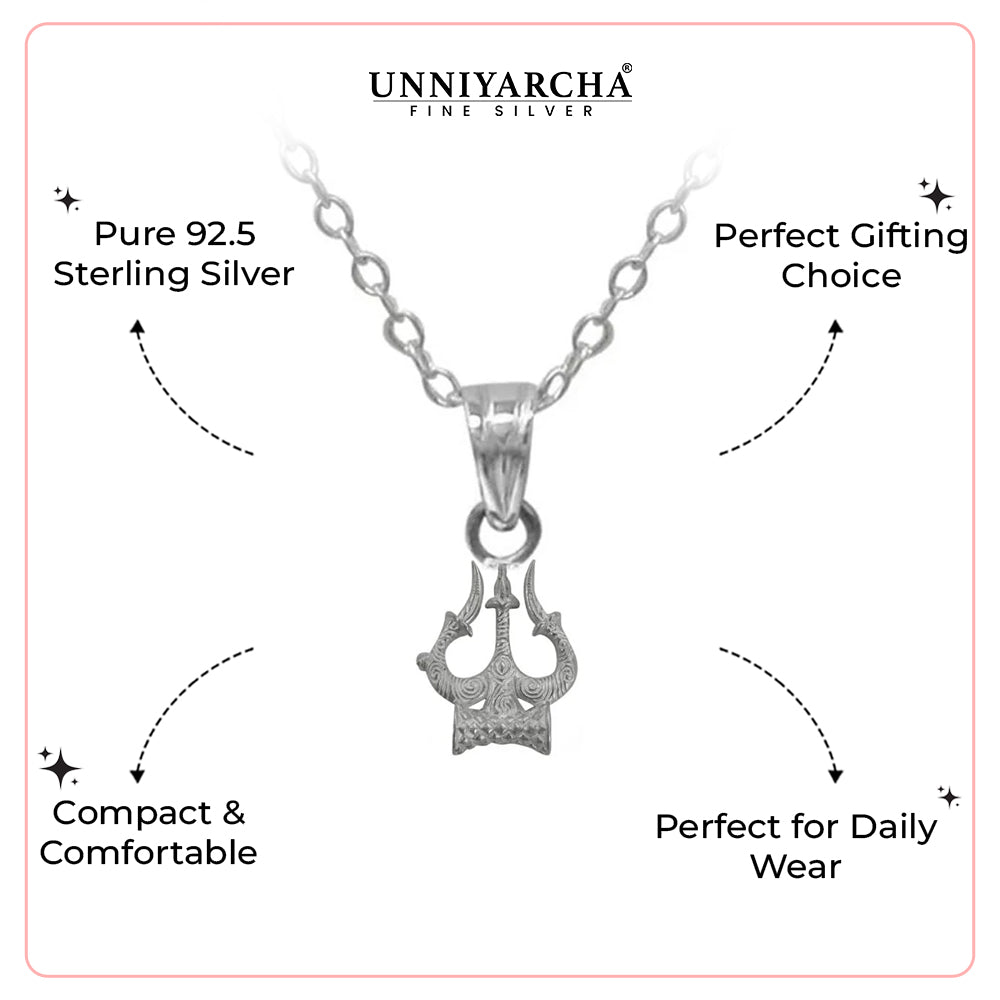 Trinity Grace 925 Sterling Silver Pendant Necklace