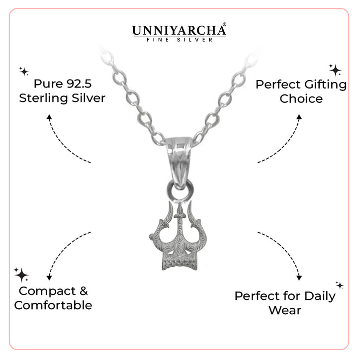 Trinity Grace 925 Sterling Silver Pendant Necklace