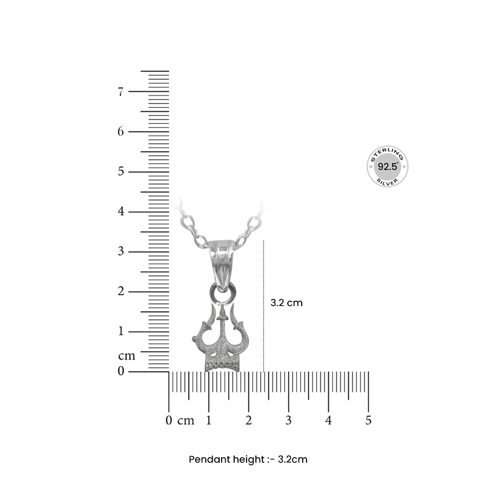 Trinity Grace 925 Sterling Silver Pendant Necklace