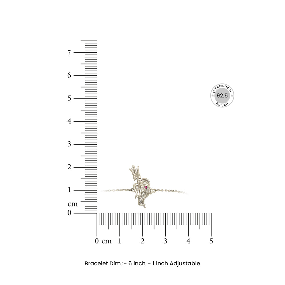 Ganpati Elegance 925 Silver Bracelet