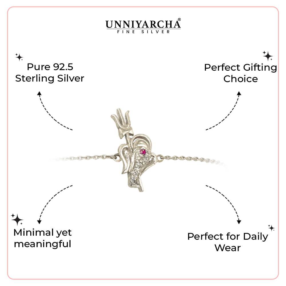 Ganpati Elegance 925 Silver Bracelet