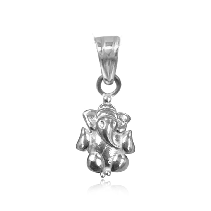Blessed Form 925 Sterling Silver Ganesha Pendant Necklace