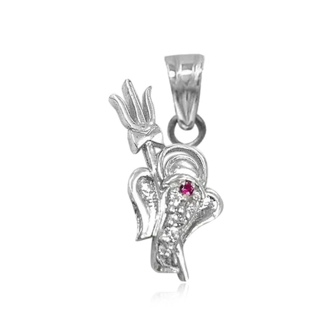Radiant 925 Silver Ganesha Pendant