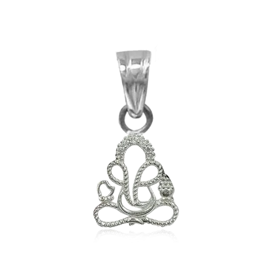 ShreeAura 925 Silver Ganesha Pendant