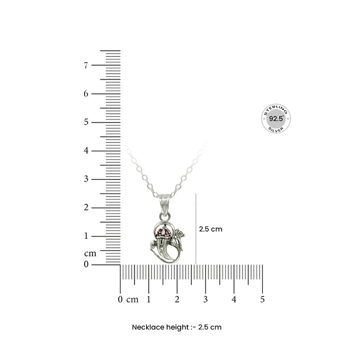 Divine Aura 925 Silver Om Ganesha Pendant