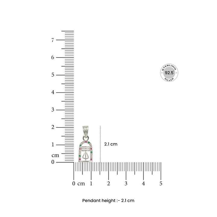 Serenity Scales 925 Sterling Silver Pendant Necklace