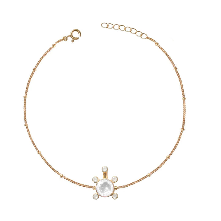 Gulabo Silver Tortoise Bracelet