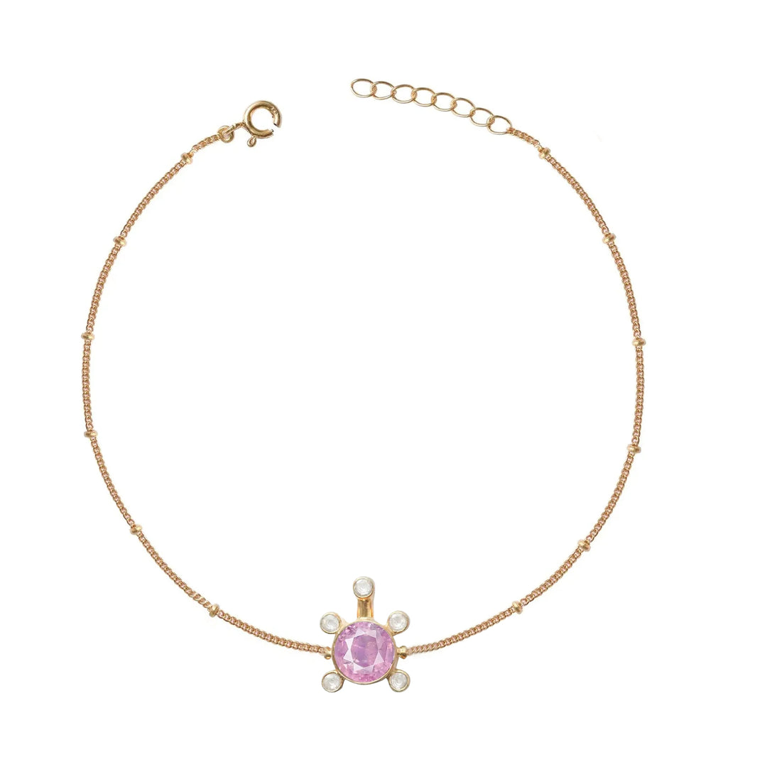 Gulabo Silver Tortoise Bracelet