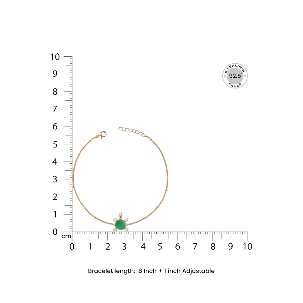 Gulabo Silver Tortoise Bracelet