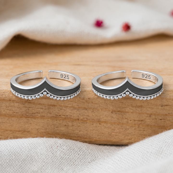 92.5 Sterling Silver BOHO Venki toe rings