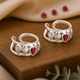 92.5 Sterling Silver pink Toe ring