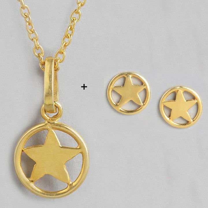 92.5 Silver Star loop Necklace