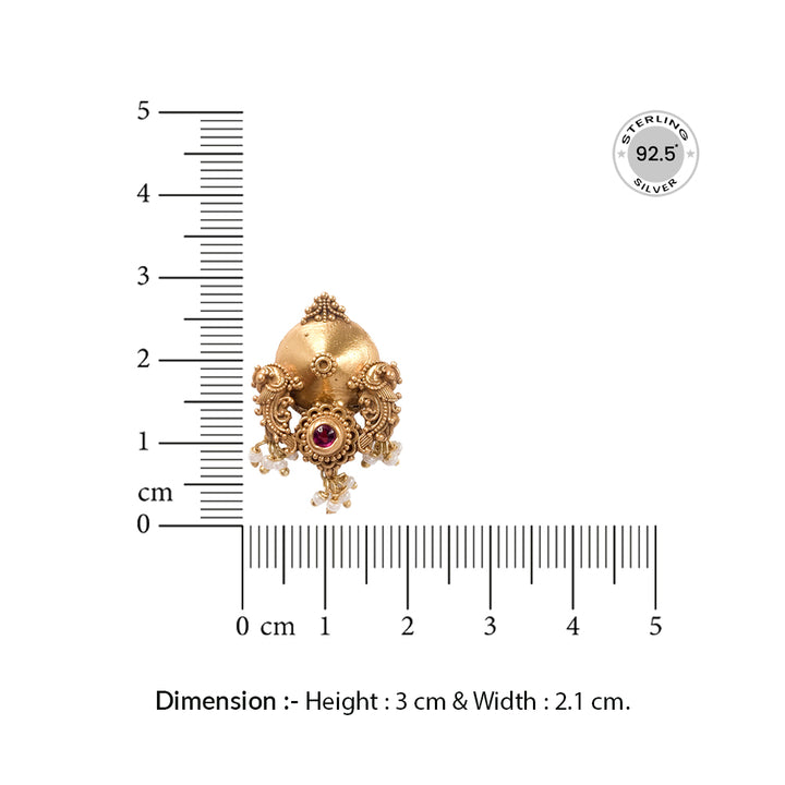 Silver 925 Peacock Earrings