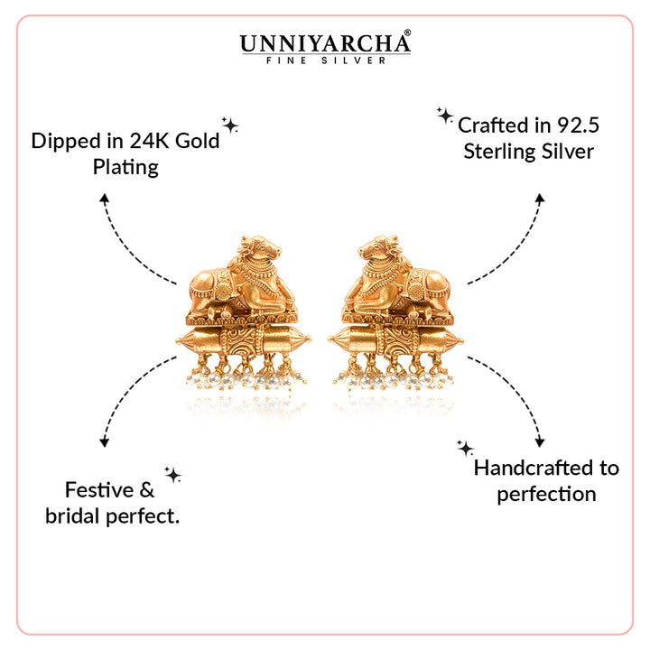 Silver 925 Nandi Stud Earings