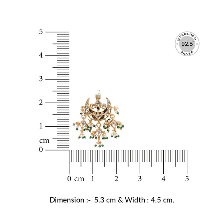 Silver Moon Chand Bali  Earrings