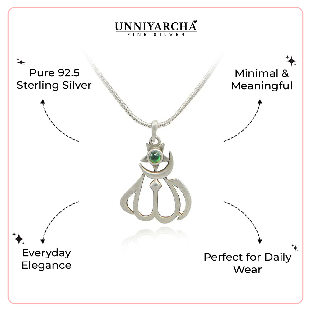 92.5 Men's silver pendant