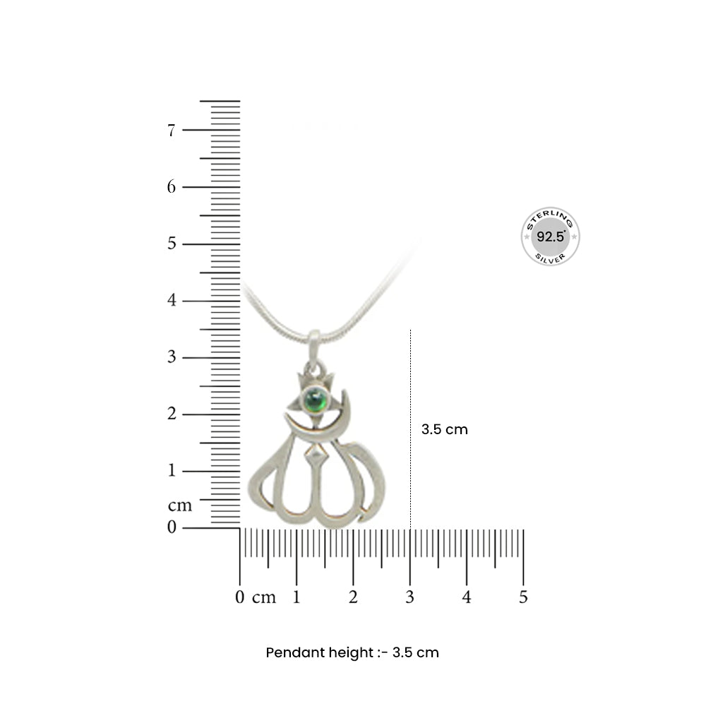 92.5 Men's silver pendant