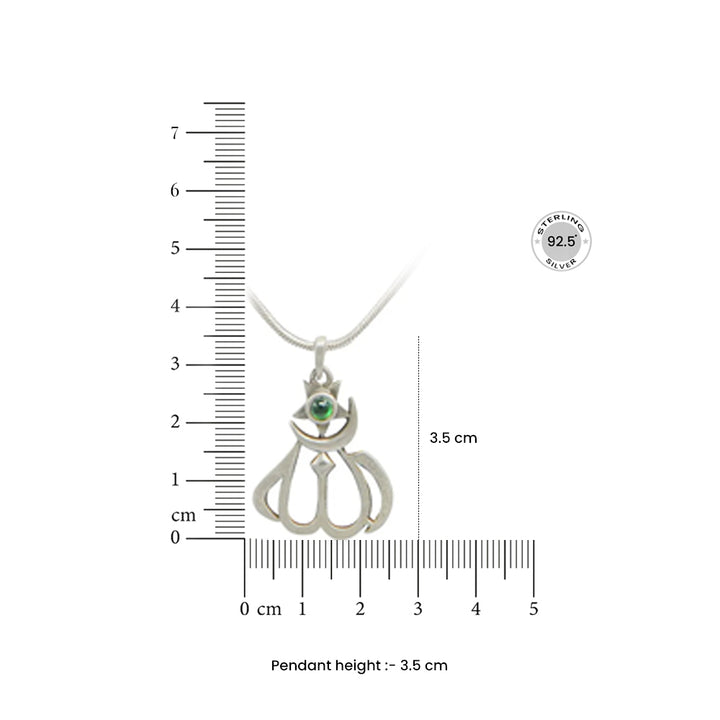 92.5 Men's silver pendant