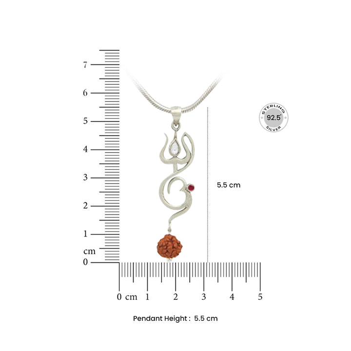 92.5 Om Men's silver Pendant