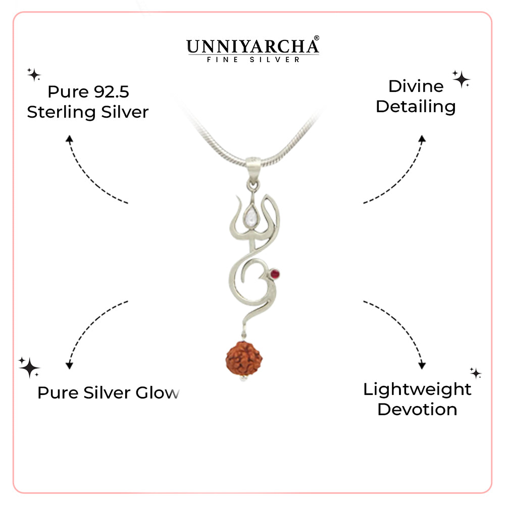 92.5 Om Men's silver Pendant