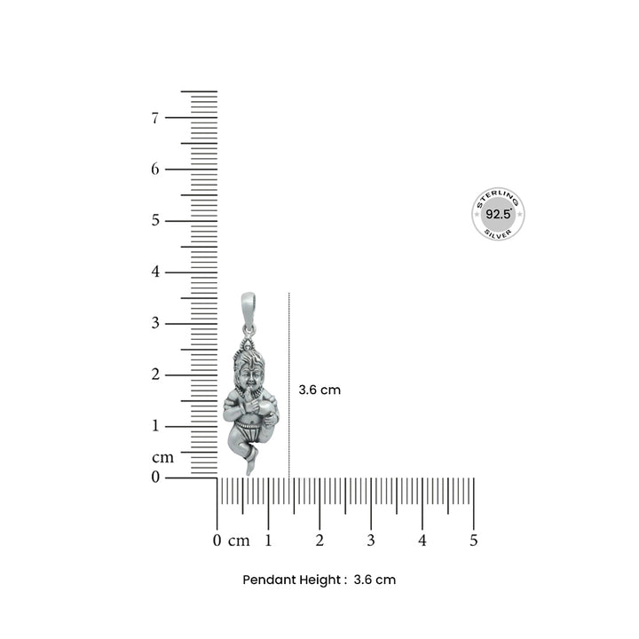 Bal Gopal Silver 92.5 Pendant