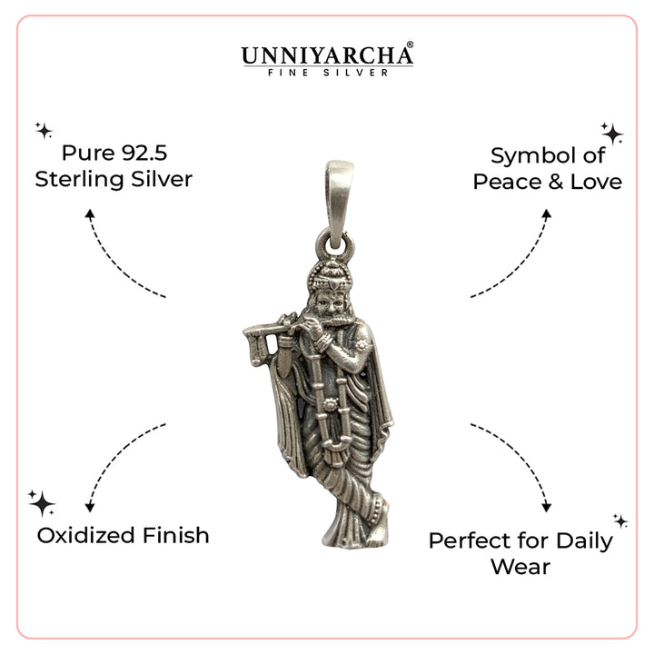 Lord Krishna Ji Pendant Necklace