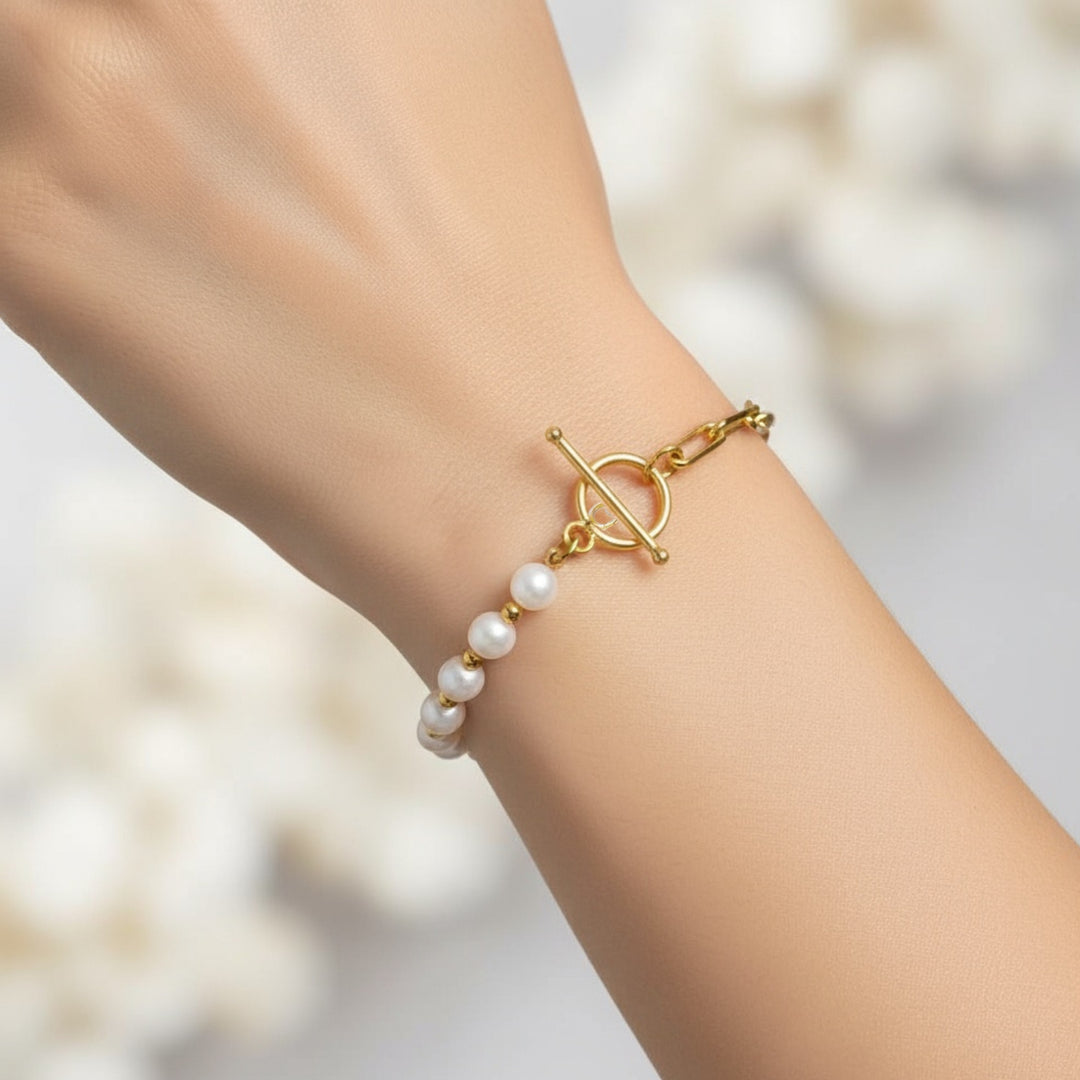 92.5 Silver Gold Plated Bracelet