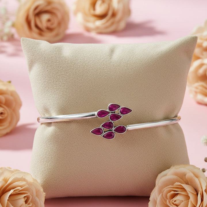 92.5 Silver Oxidized bangle