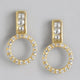 92.5 Sterling Silver Round Zircon Stud Earrings