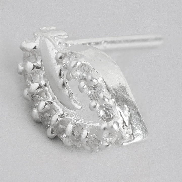 Silver zircon Earring