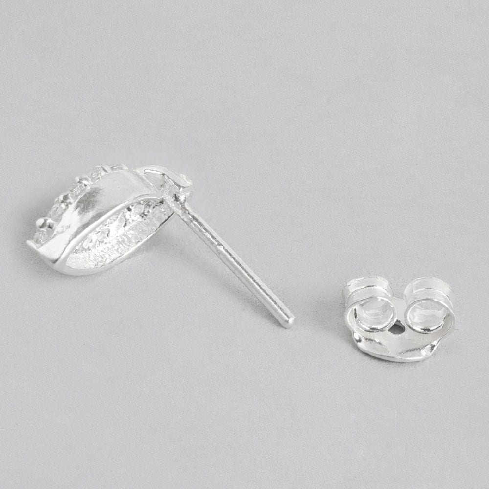 Silver zircon Earring