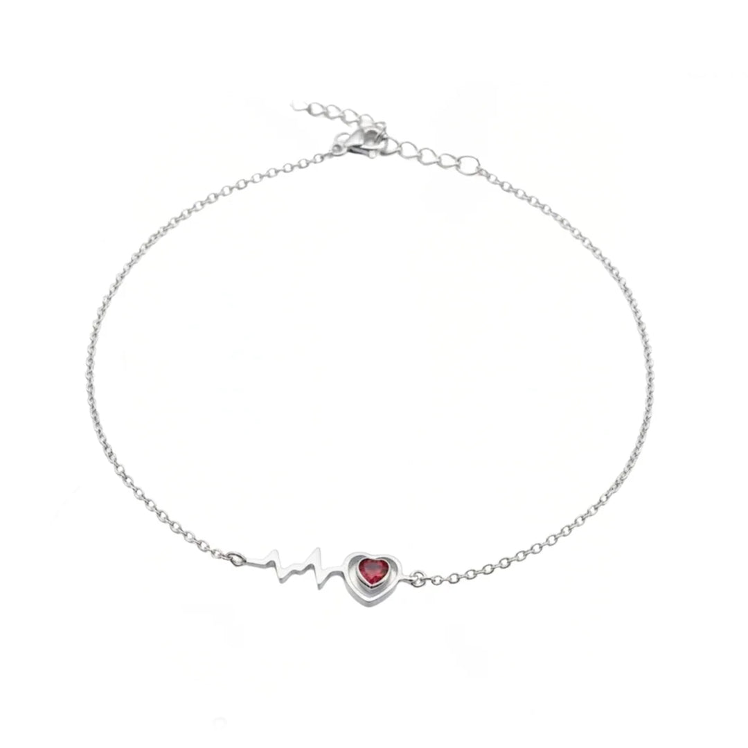 Silver Heartbeat bracelet