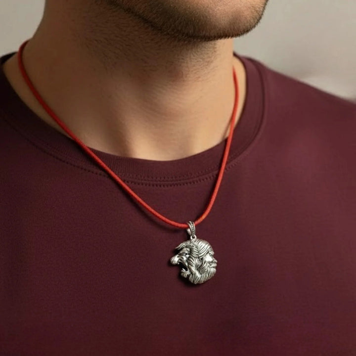 Silver Maratha King Shivaji Pendant