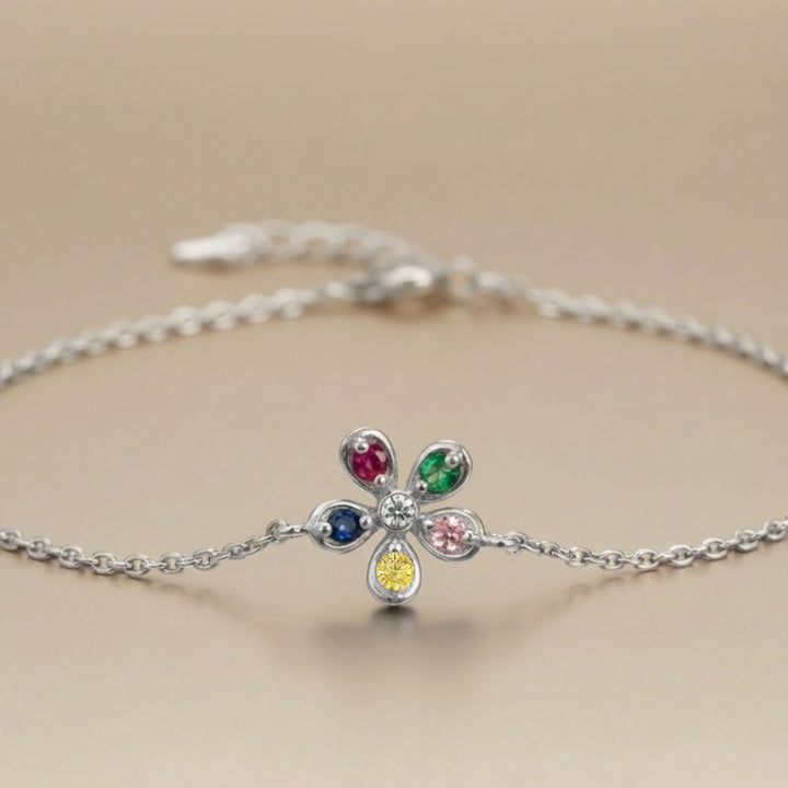 Silver 92.5 Bloom Bracelet