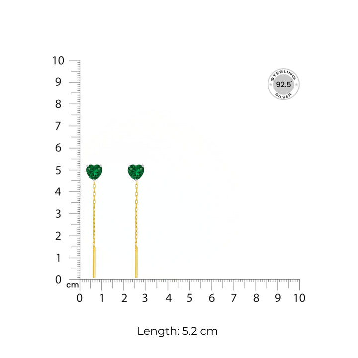 Green love Silver Sui dhaga