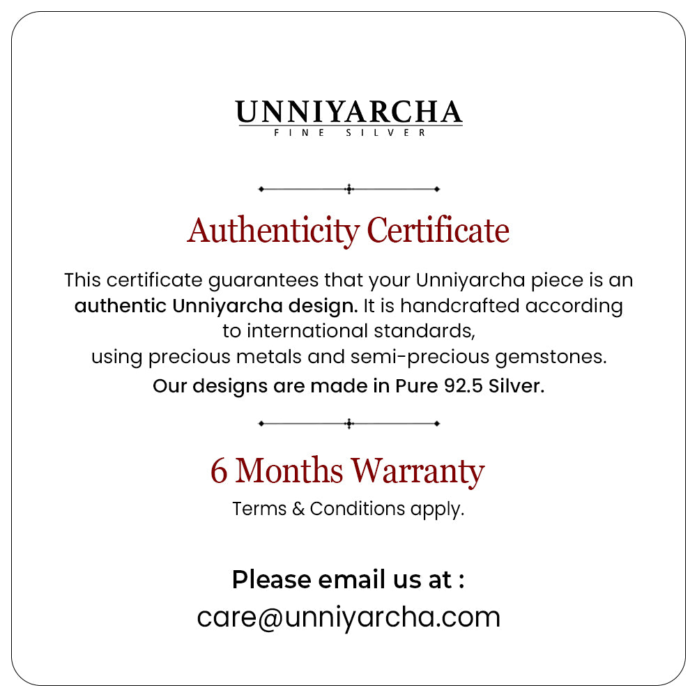 Unniyarcha 925 Pure Silver Shivaling bracelet