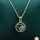 Silver Twin Hearts Necklace