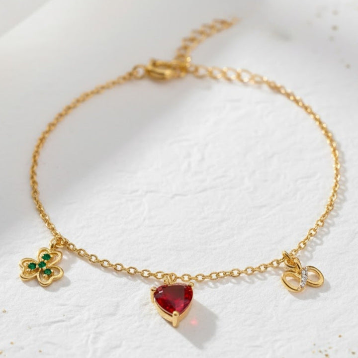 Silver Love charm Bracelet