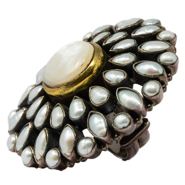 White Pearls Ring
