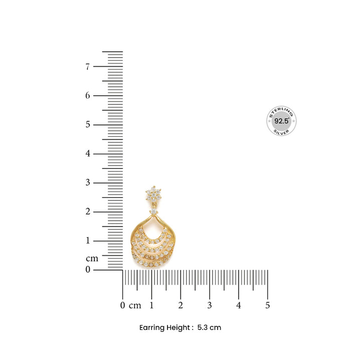 Silver Zircon Earring