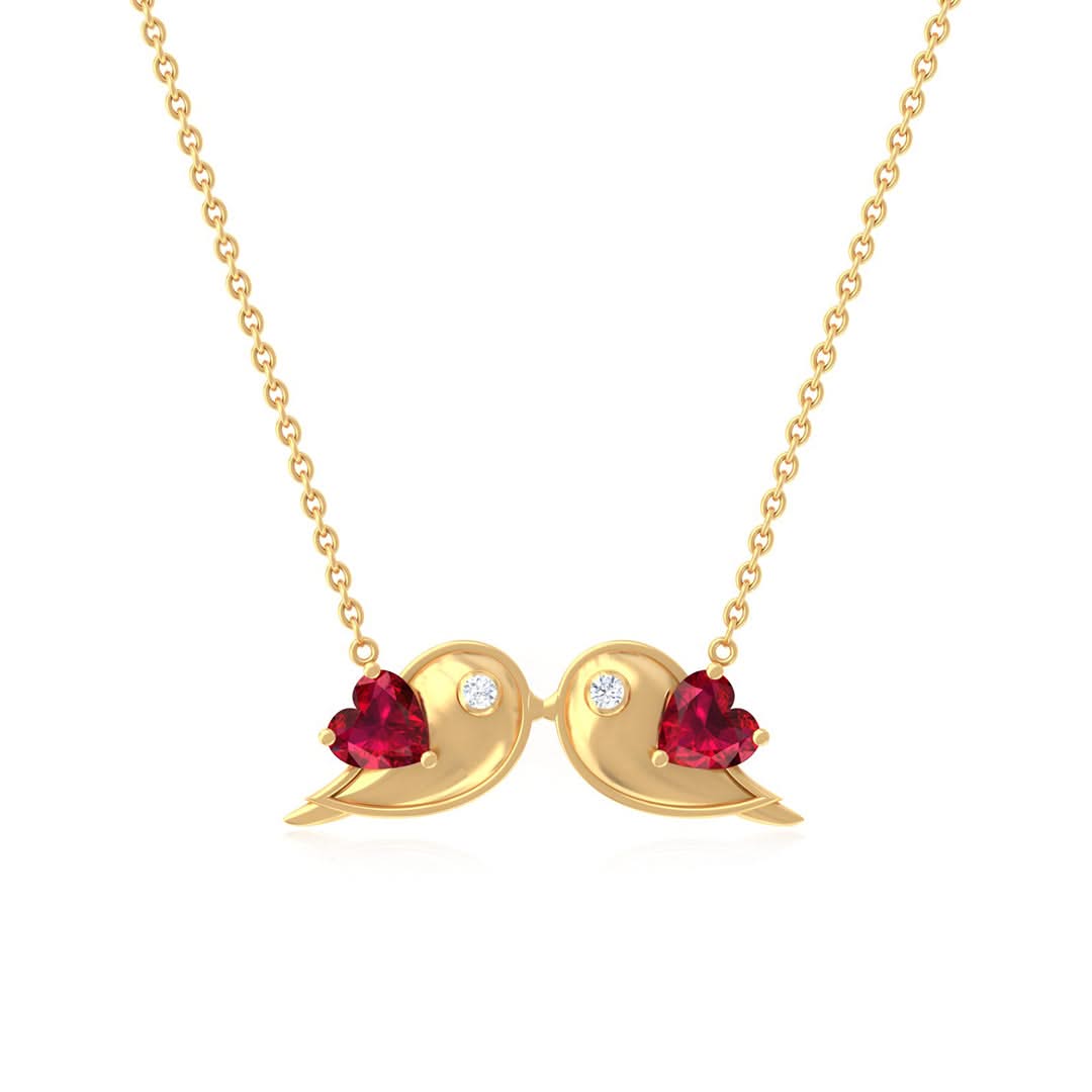 Unniyarcha 925 Pure Silver Eternal Companions Necklace