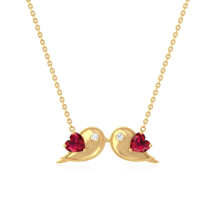 Unniyarcha 925 Pure Silver Eternal Companions Necklace