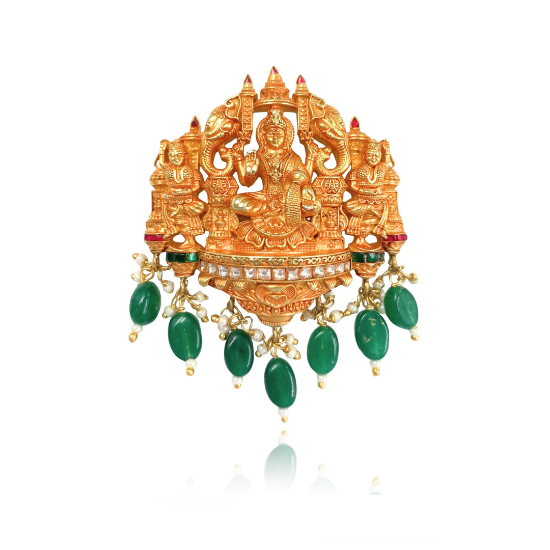 Silver Goddess lakshmi Pendant