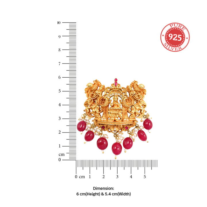 Silver Mahalakshmi Pendant