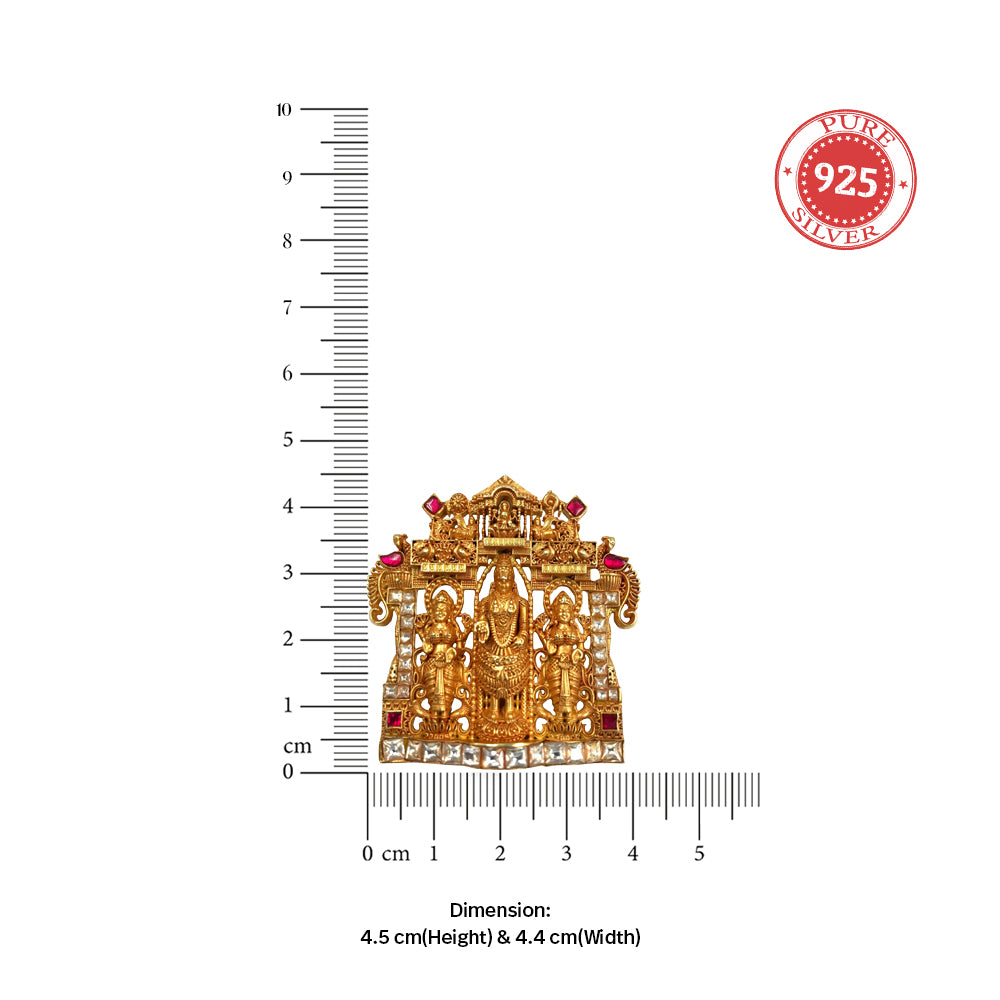 Silver Venkateshwara Nakash Pendant