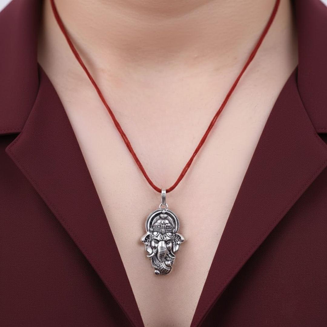 Silver 925 Ganesha Pendant